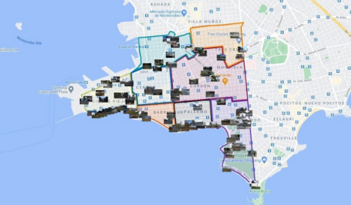 Mapa De Espacios Públicos Del Municipio B | Municipio B